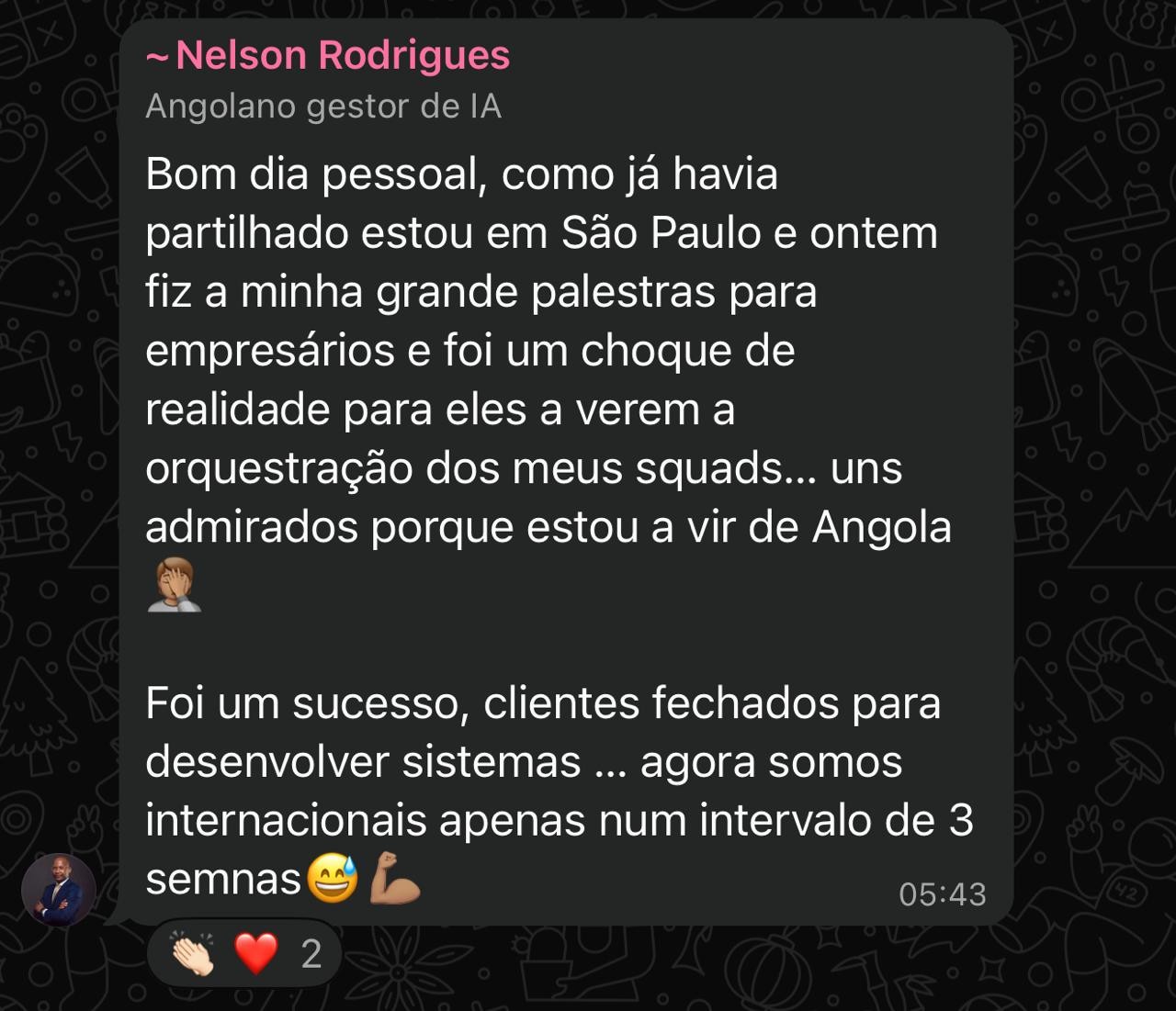 Nelson Rodrigues — depoimento