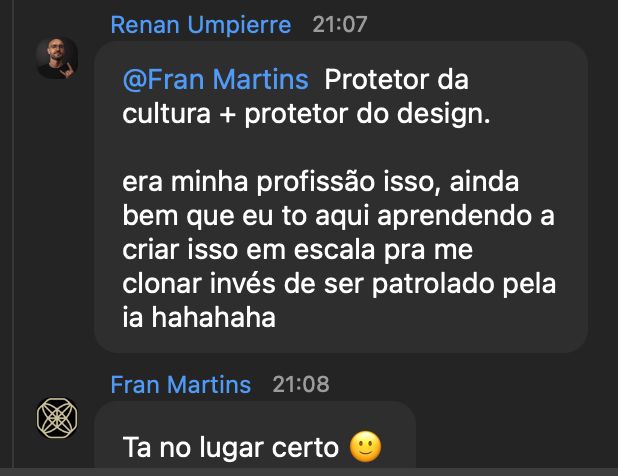 Renan Umpierre — depoimento