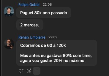 Depoimento de aluno