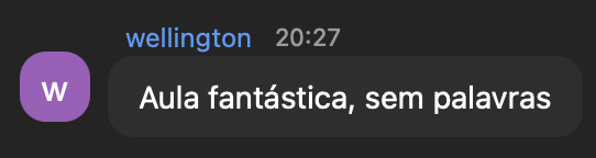 Depoimento real de aluno