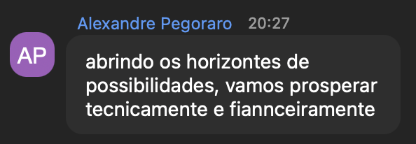Depoimento real de aluno