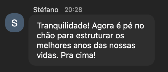 Depoimento real de aluno